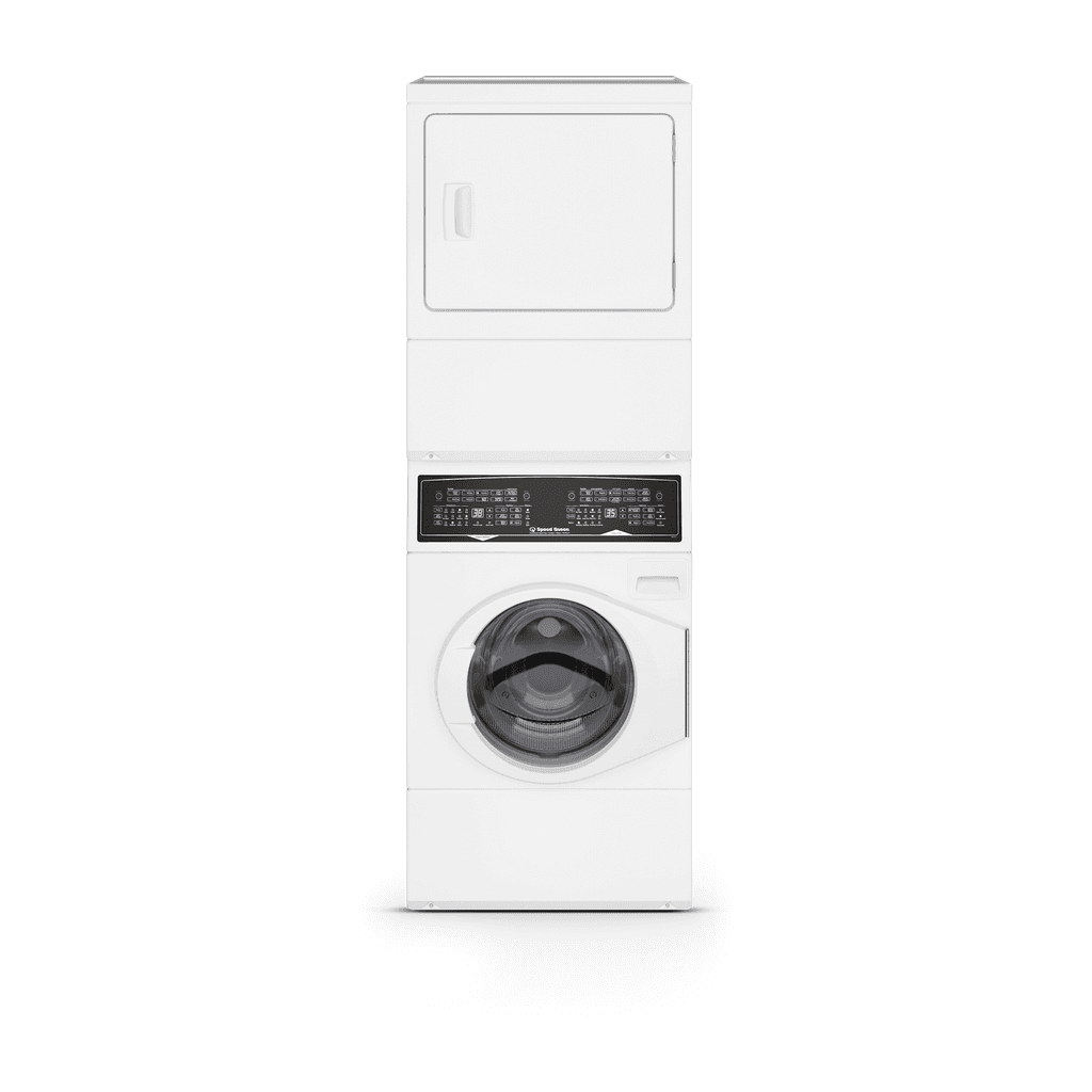 Speed Queen SF7 Stacked Washer-Dryer, white